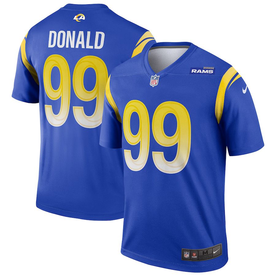 Men Los Angeles Rams #99 Aaron Donald Nike Royal Legend NFL Jersey->los angeles rams->NFL Jersey